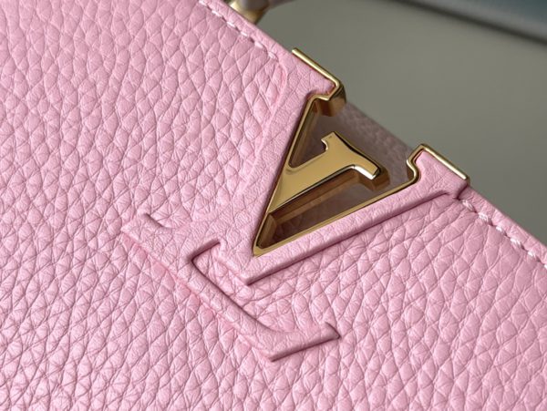 Louis Vuitton Capucines Handbag - Pink - Image 7