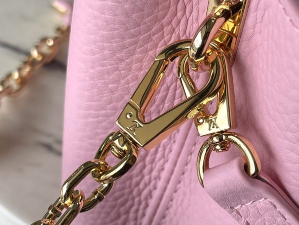 Louis Vuitton Capucines Handbag - Pink - Image 9