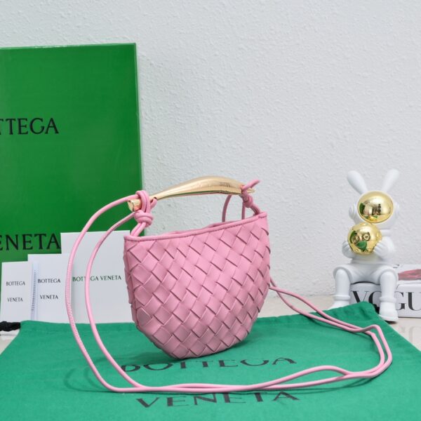 Bottega Veneta Mini Sardine Handbag - Pink - Image 5