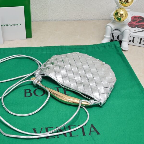 Bottega Veneta Mini Sardine Handbag - Silver - Image 3